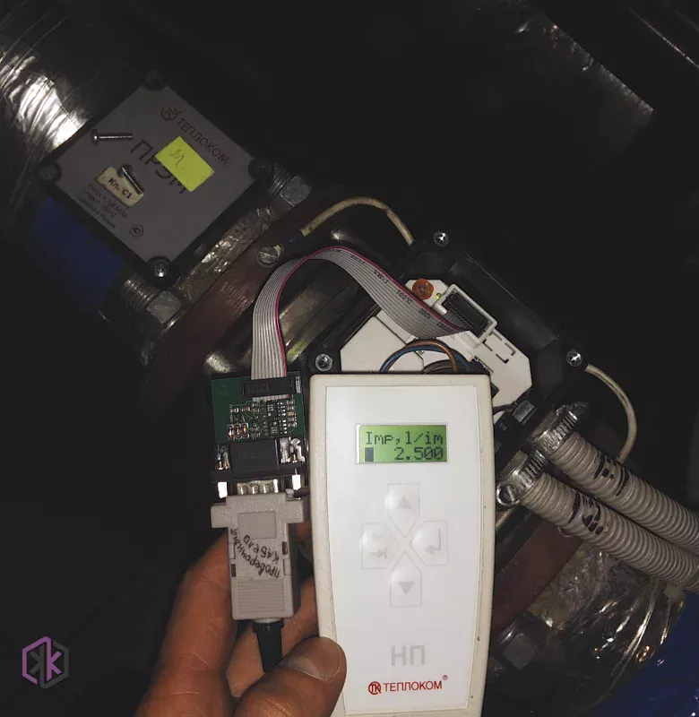 Проверка калибровочных коэффициентов расходомеров ПРЭМ пультом НП-4А