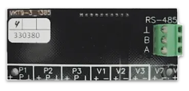 Плата модуля вычислителя ВКТ-9 с разъёмом интерфейса RS-485