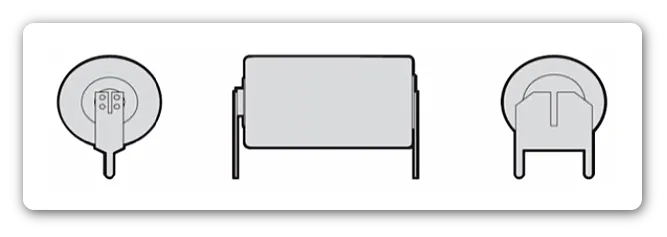 Тип вывода 3P литиевой батарейки для приборов учета тепла и газа