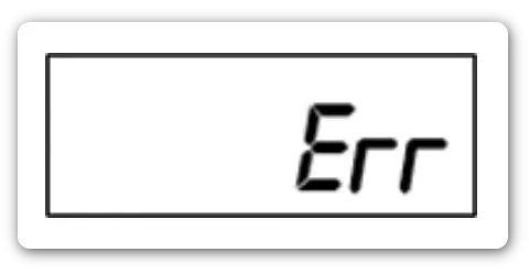Индикация ошибки на дисплее распределителя INDIV-X-10 Ридан